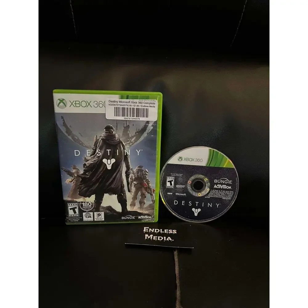 Destiny Microsoft Xbox 360 Item and Box Video Game
